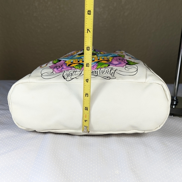 Disney World Minnie Mouse Tattoo Shoulder Bag Drawstring Vintage - Picture 4 of 8